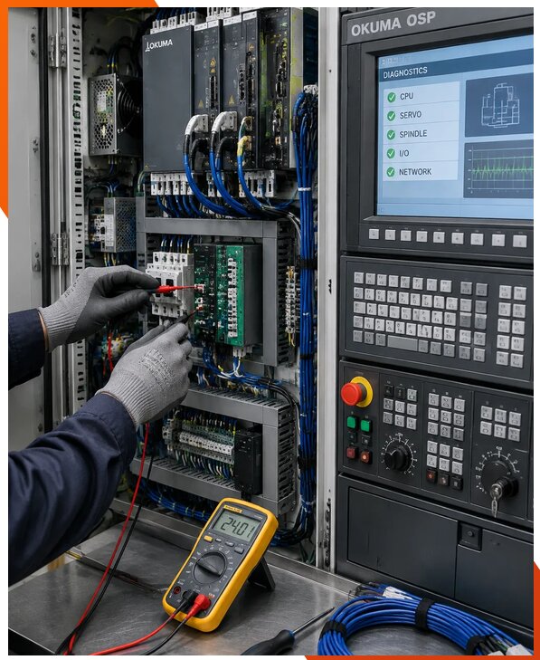 Ремонт систем ЧПУ Okuma OSP в Новокубанске