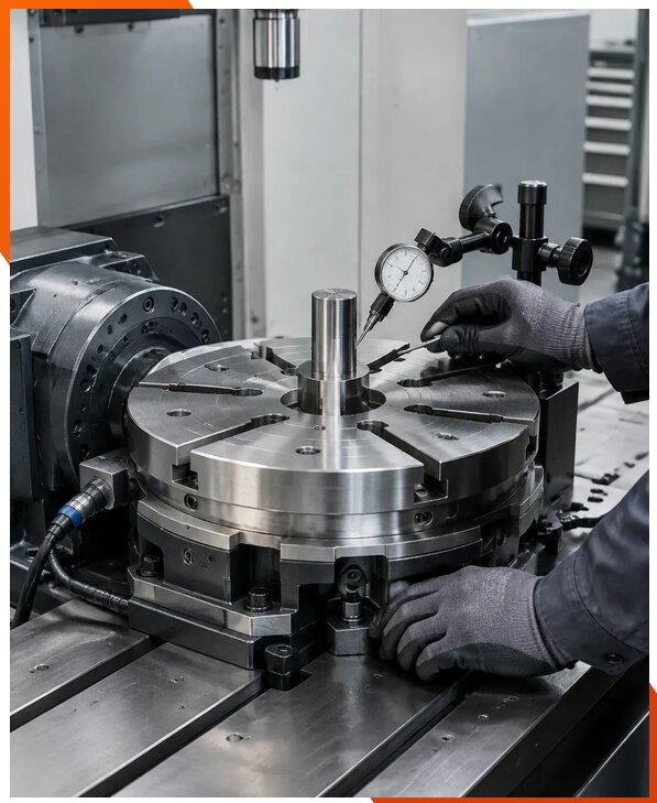 Установка и настройка поворотных столов для станков в Новокубанске